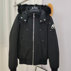 Moose Knuckles Unisex Black Down Jacket